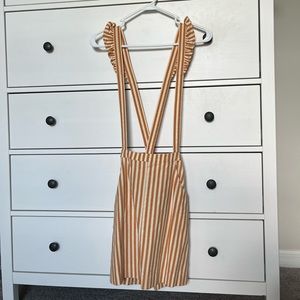 Urban Outfitters Stripped Skirt Overalls